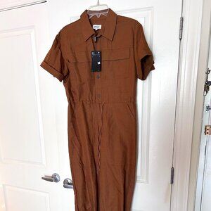 NWT Brown Coveralls/Jumpsuit